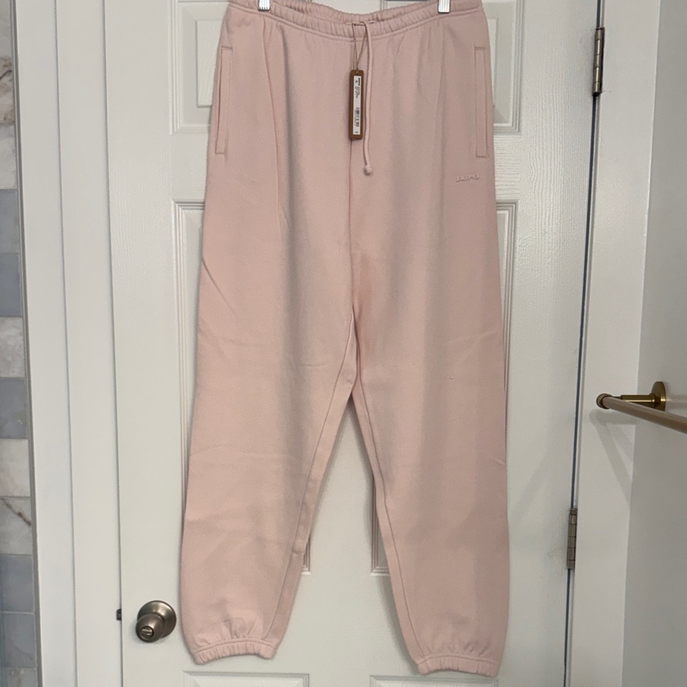 SKIMS Pink Track Pants